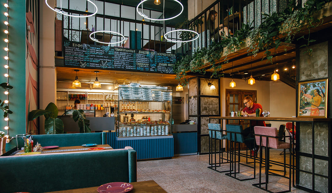 Проект для клиента Coffee Jungle кафе, г. Самара от CorsaStyle