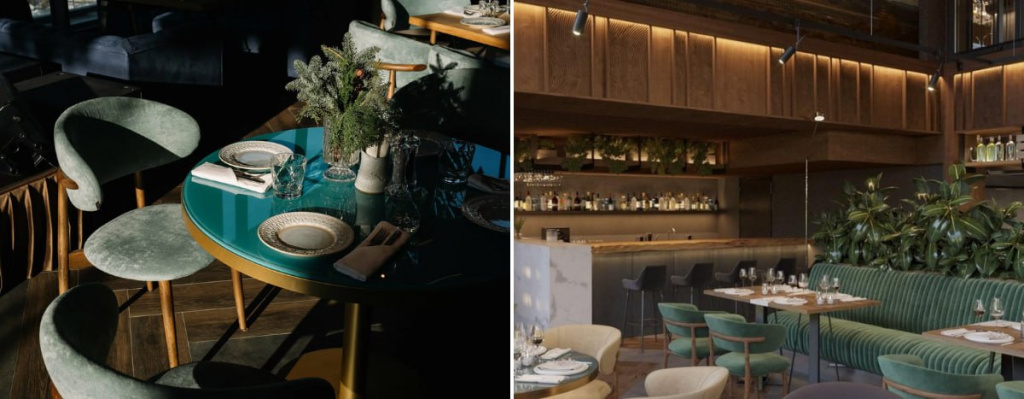 все оттенки зелёного в стуле Дора